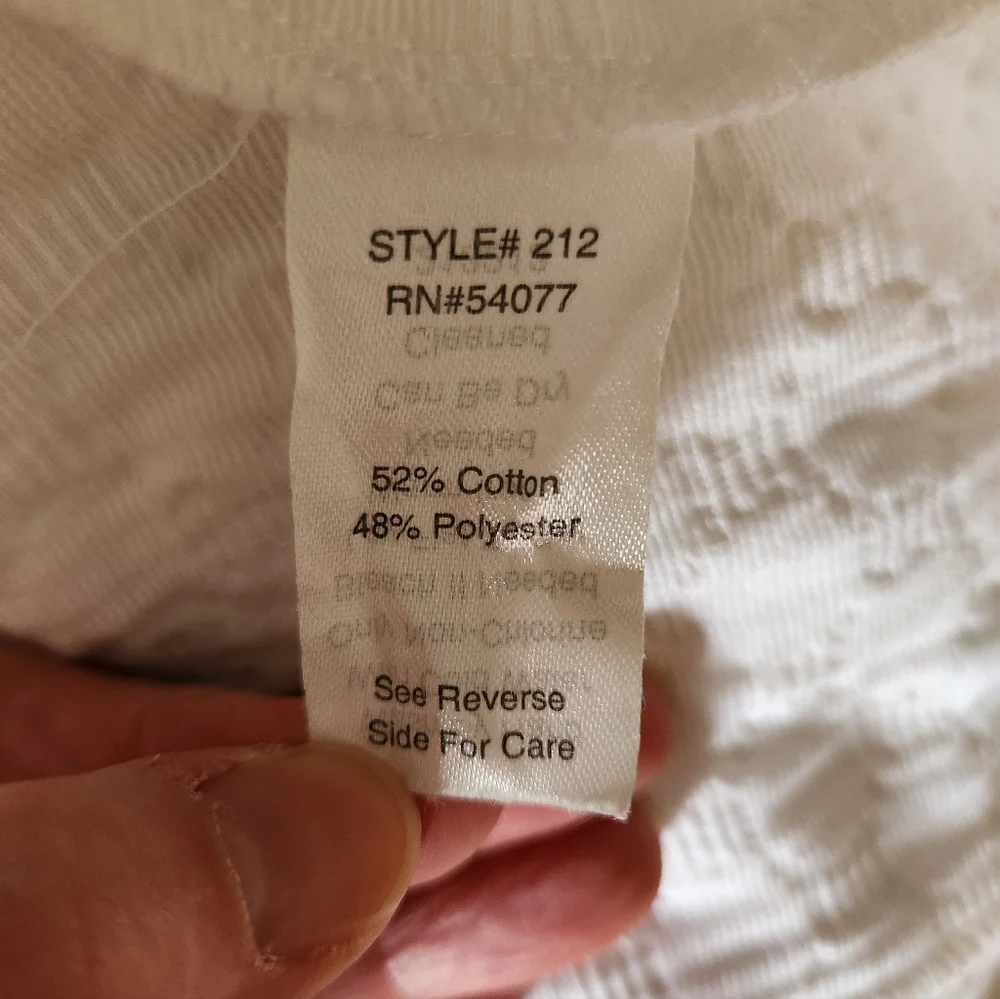 CAbi Club Double Breasted White Women's Blazer M